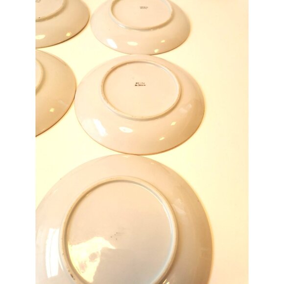 Set of 6- 1950s MADE IN JAPAN Lusterware Plates | Windmill Countryside Scenic - Picture 6 of 11